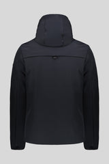 Giubbino contrasto con cappuccio