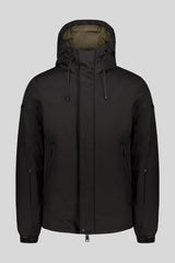 Giubbino contrasto con cappuccio