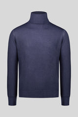 Maglia collo alto pura lana