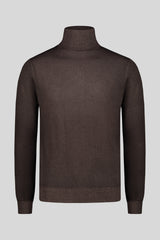 Maglia collo alto pura lana