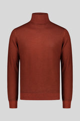 Maglia collo alto pura lana