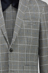 Giacca quadro largo grigio