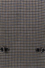 Gilet lino e cotone blu