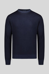 Maglia girocollo pura lana merinos