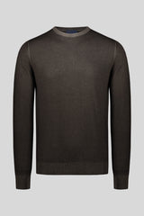 Maglia girocollo pura lana merinos