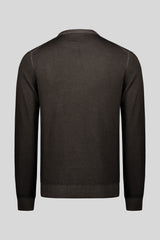 Maglia girocollo pura lana merinos