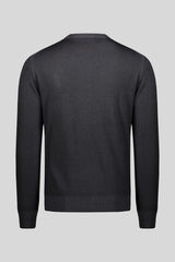 Maglia girocollo pura lana merinos