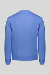 Maglia girocollo tinta unita cachemire