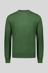 Maglia girocollo tinta unita cachemire