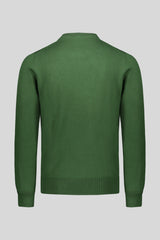 Maglia girocollo tinta unita cachemire