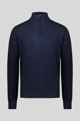 Maglia mezzazip cachemire