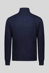 Maglia mezzazip cachemire