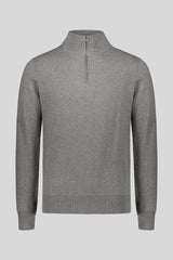 Maglia mezzazip cachemire