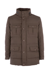 Piumino zip e bottoni