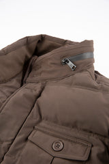 Piumino zip e bottoni