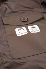 Piumino zip e bottoni