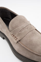 Suede moccasin