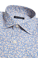 Sky blue floral shirt