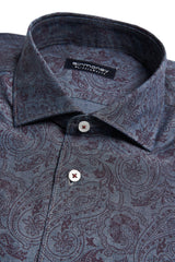 Hemd mit Kaschmir-Print