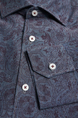 Hemd mit Kaschmir-Print