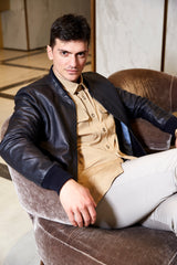 Overshirt Effetto Jersey