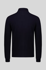 Cashmere buttons zip jacket