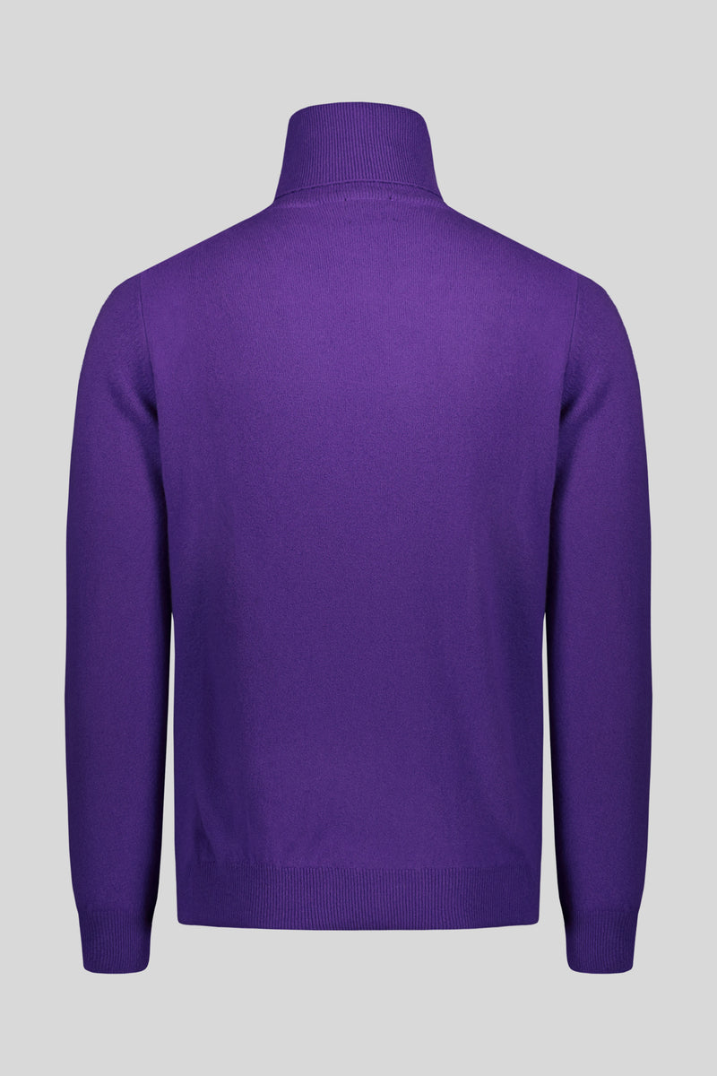Maglia dolcevita misto cachemire