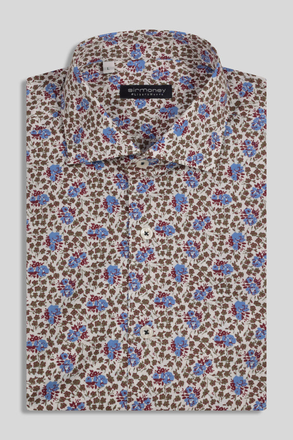 Camicia microfantasia fiori