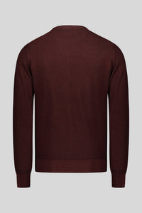 Maglia girocollo pura lana merinos