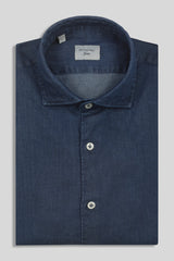 Camicia denim intenso