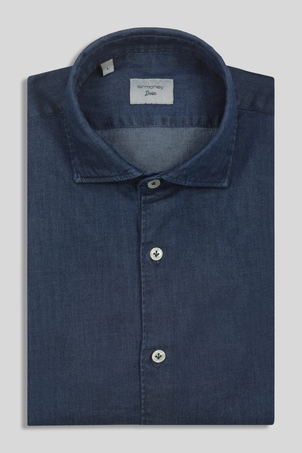 Camicia denim intenso