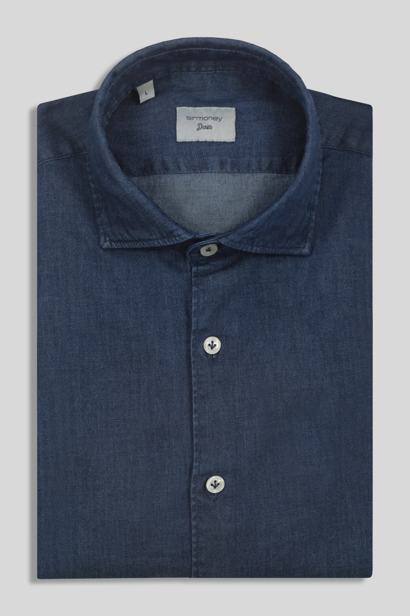 Camicia denim intenso