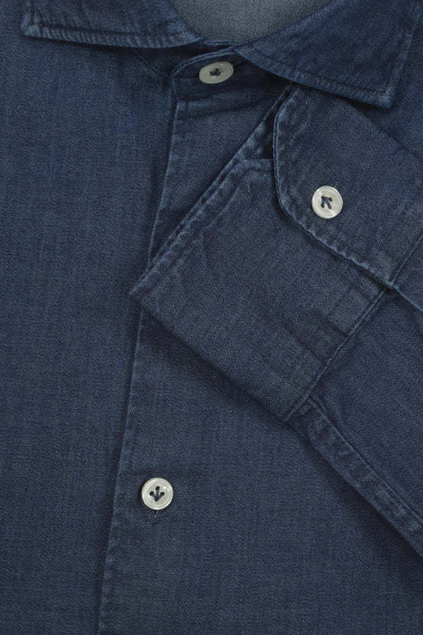 Camicia denim intenso