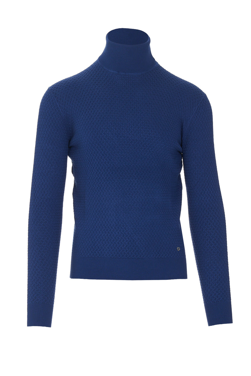 High neck sweater
