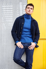 High neck sweater