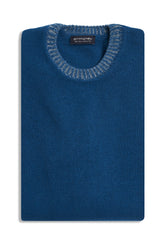 Contrast crewneck