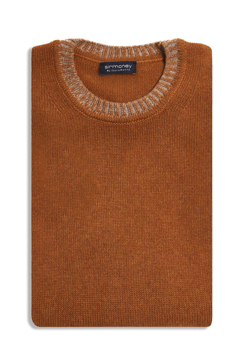 Contrast crewneck