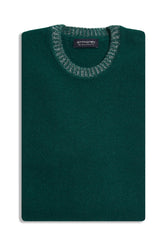 Contrast crewneck