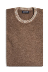 Contrast crewneck