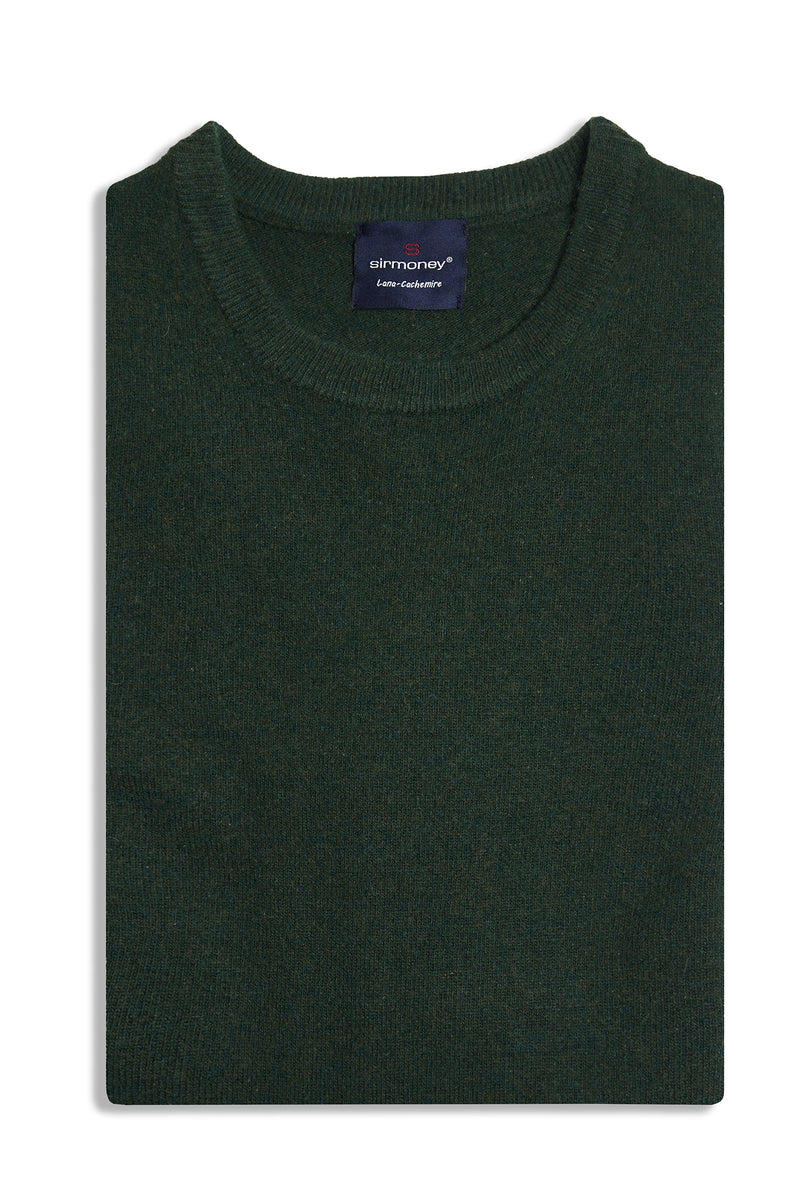 Solid color crewneck