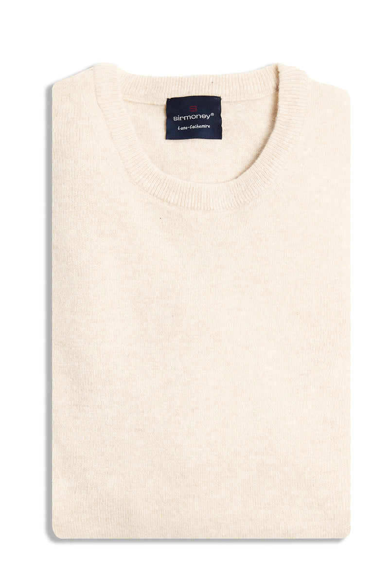 Solid color crewneck