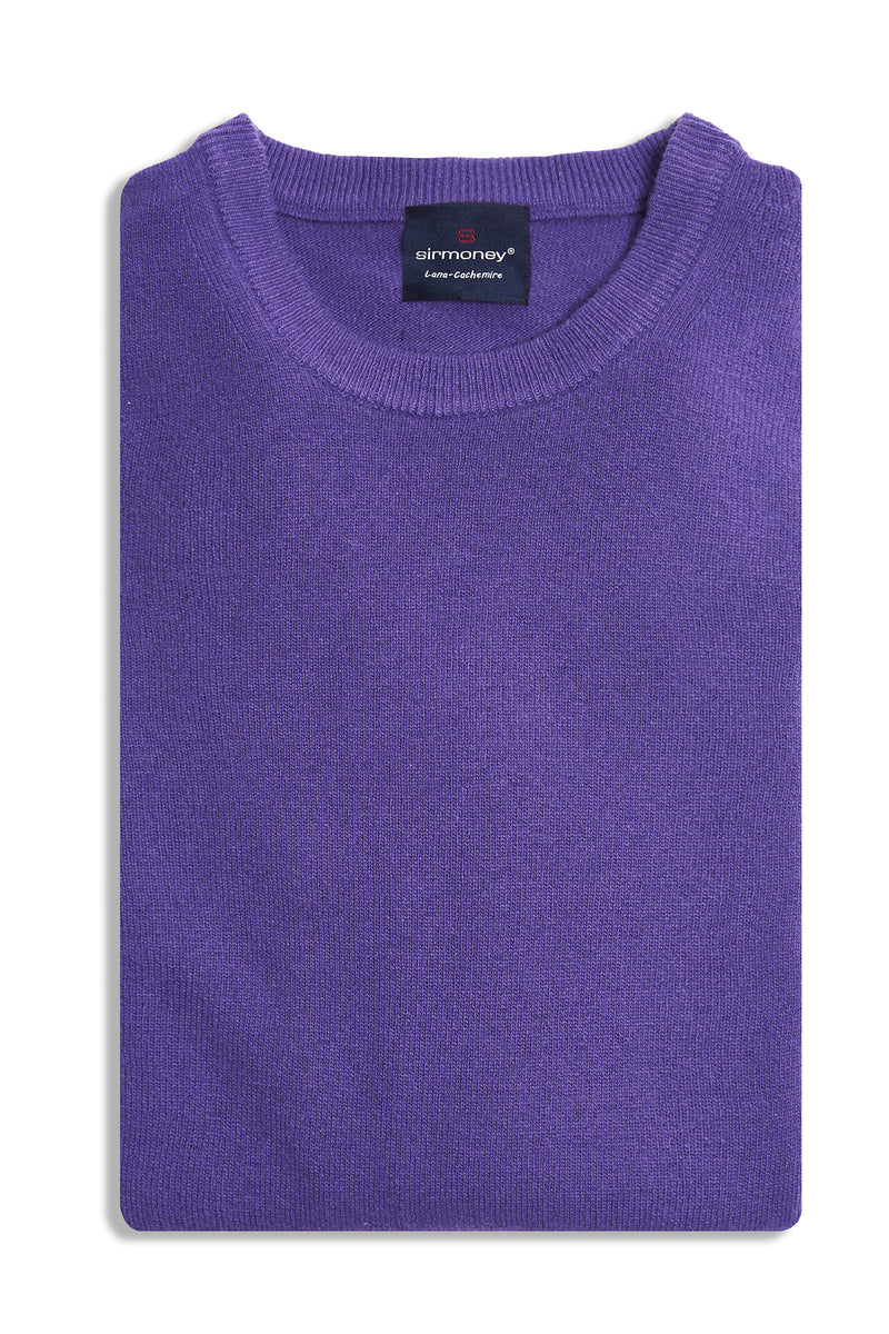 Solid color crewneck