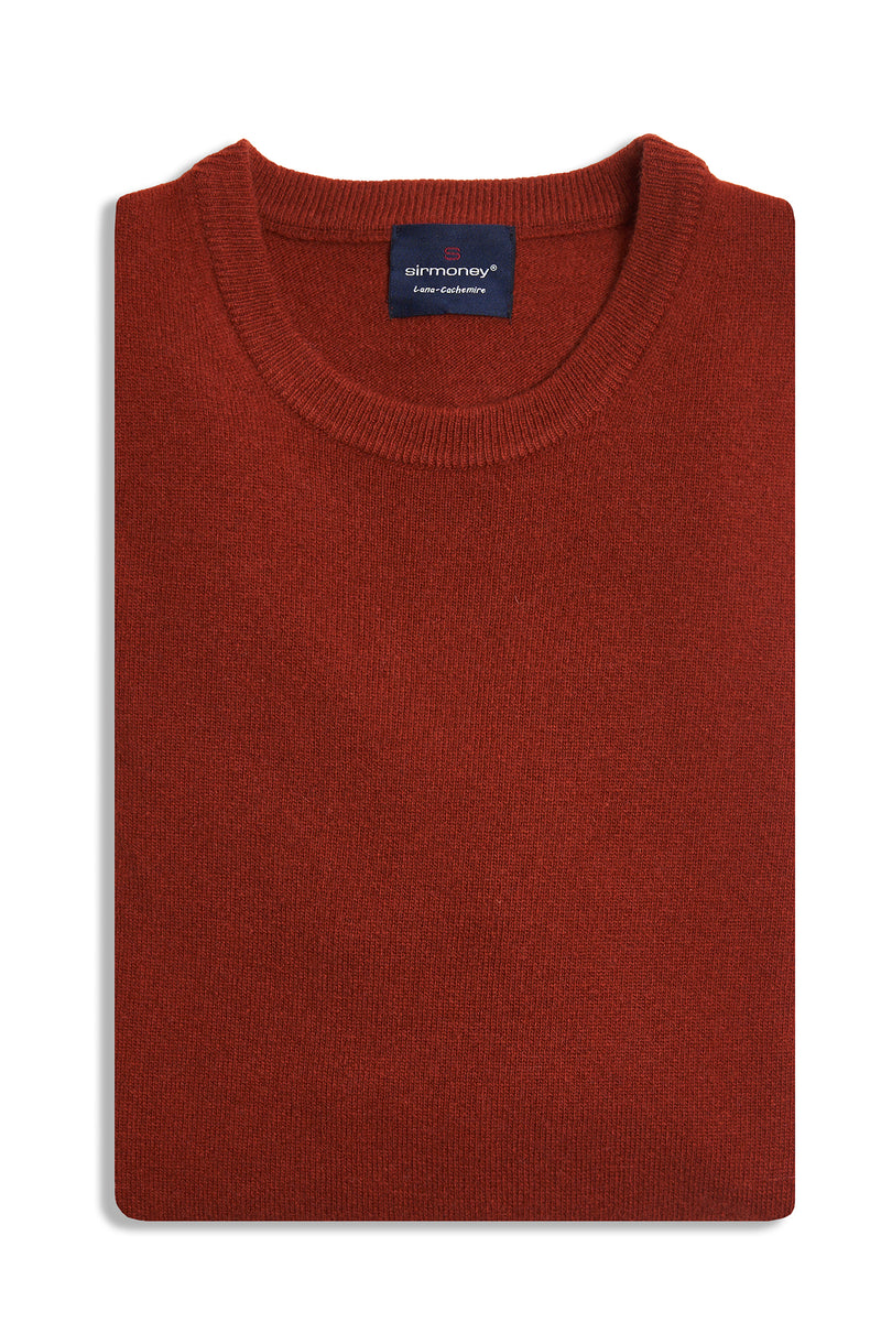 Solid color crewneck