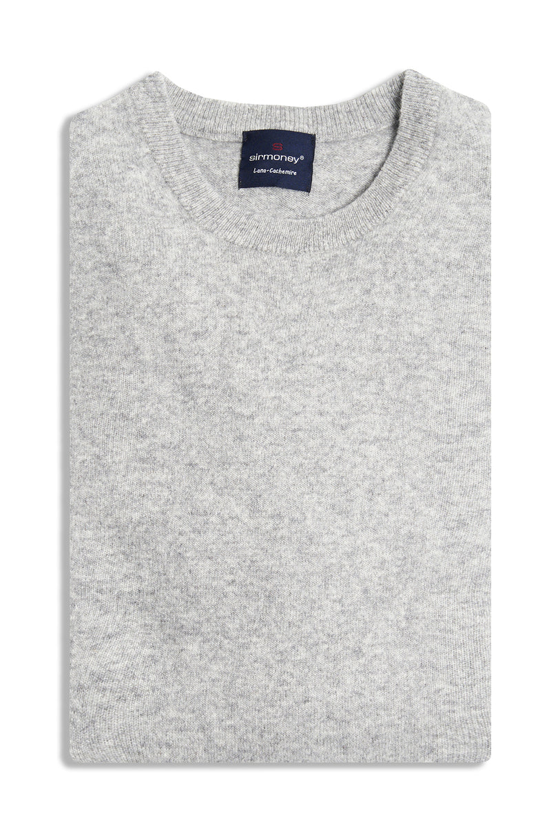 Solid color crewneck