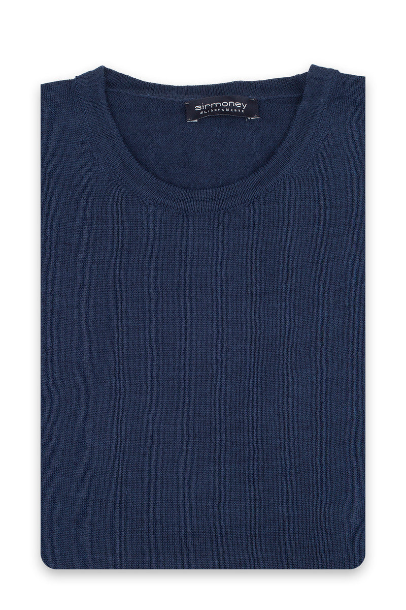 Blue crewneck