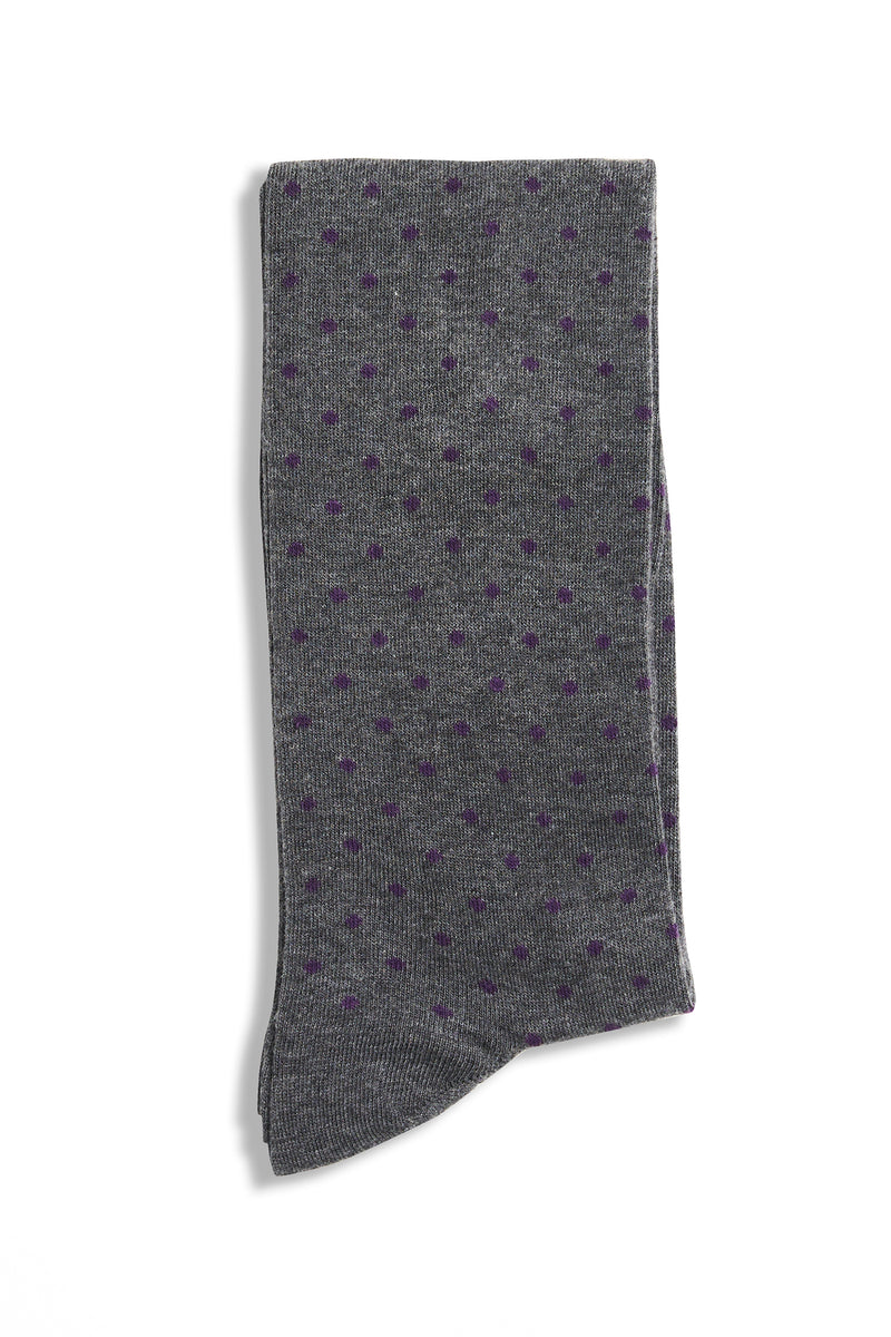Micro polka dot sock