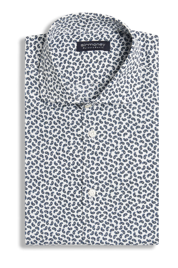 Micro cashmere shirt