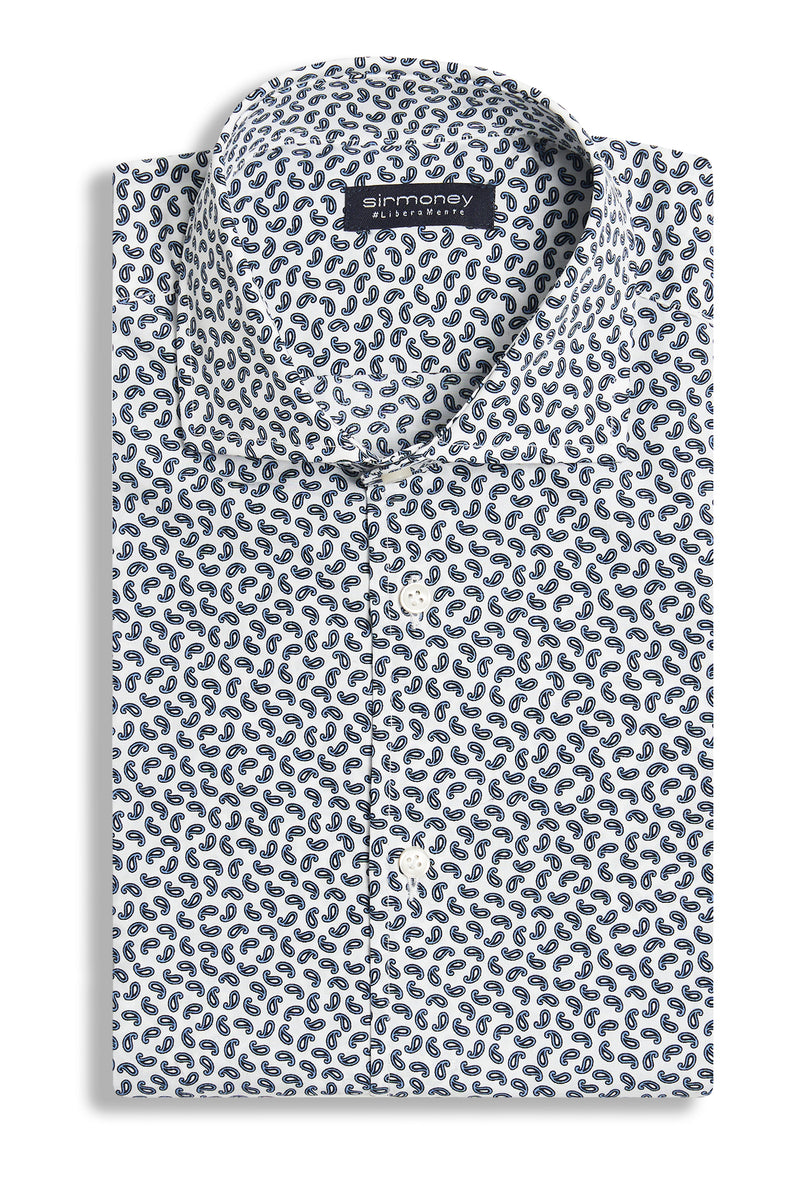 Micro cashmere shirt