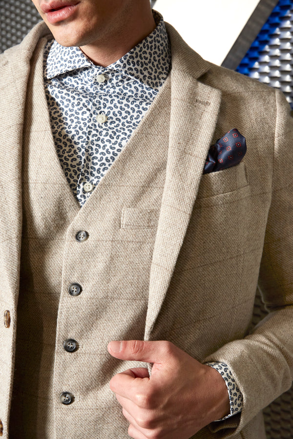 Micro cashmere shirt