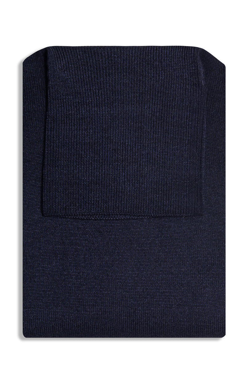 Rollkragenpullover mit Stonewashed-Effekt